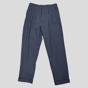 Women's Light Before Dark Navy Blue Striped Formal Pants Size XS